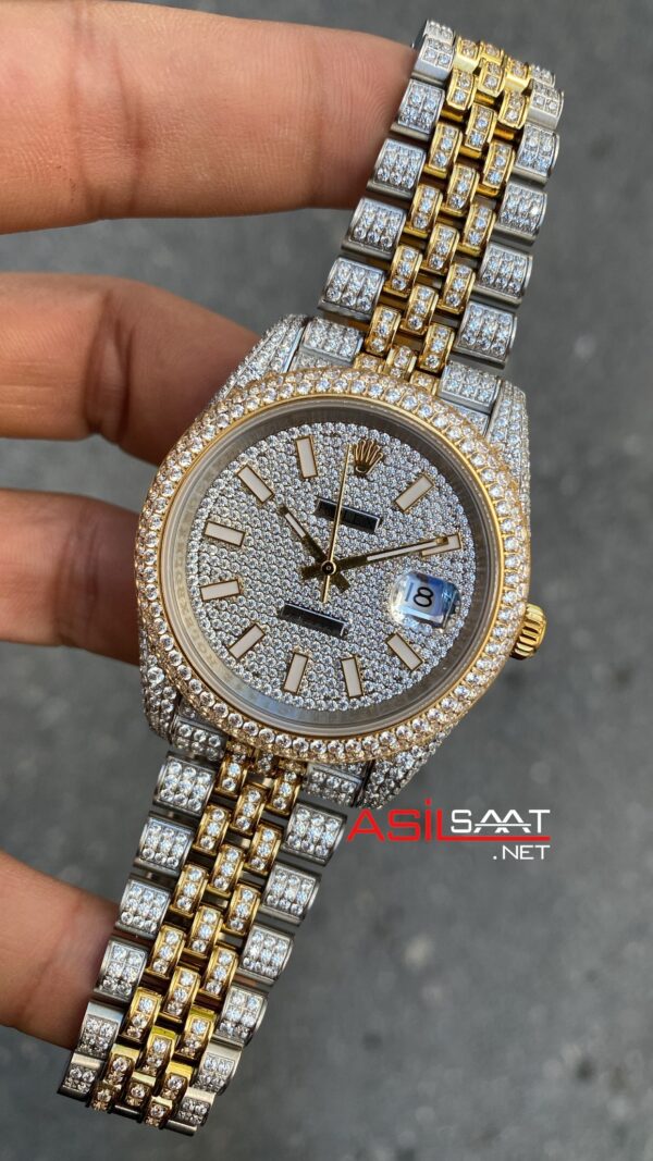 Rolex Datejust Diamond 126334 Jubilee 41 mm 3235 Super Klon Eta Saat