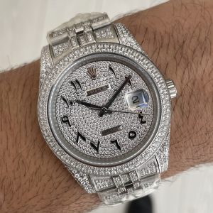 Rolex Datejust Diamond Arabic Dial 126300 Jubilee 41mm Replika Saat