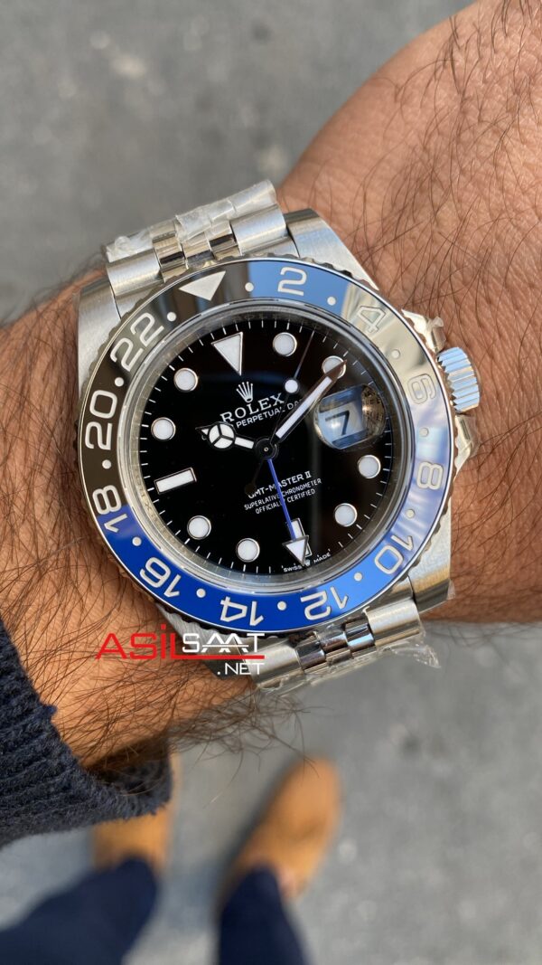 Rolex Gmt Master II Batman 126710BLNR Jubilee 3285 Super Klon Swiss Eta