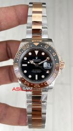 Rolex Root Beer Gmt Master II 126711CHNR Oyster DD3285 V3 Super Klon Swiss ETA Saat AR Factory
