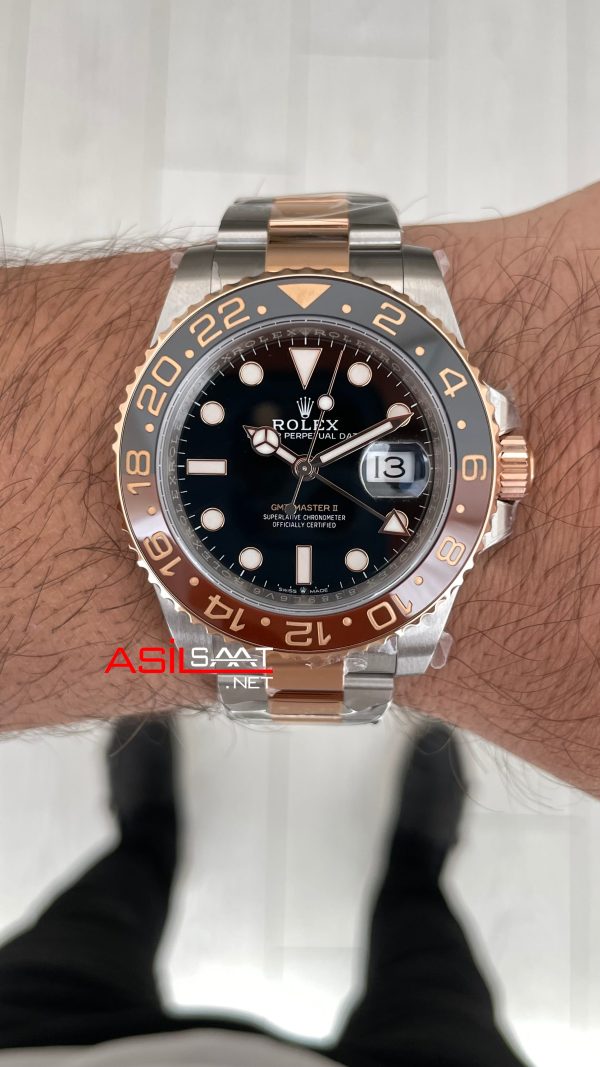 Rolex Root Beer Gmt Master II 126711CHNR Oyster DD3285 V3 Super Klon Swiss ETA Saat AR Factory Rolex Root Beer Gmt Master II 126711CHNR Oyster DD3285 V3 Super Klon Swiss ETA Saat AR Factory