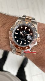 Rolex Root Beer Gmt Master II 126711CHNR Oyster DD3285 V3 Super Klon Swiss ETA Saat AR Factory