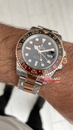 Rolex Root Beer Gmt Master II 126711CHNR Oyster DD3285 V3 Super Klon Swiss ETA Saat AR Factory