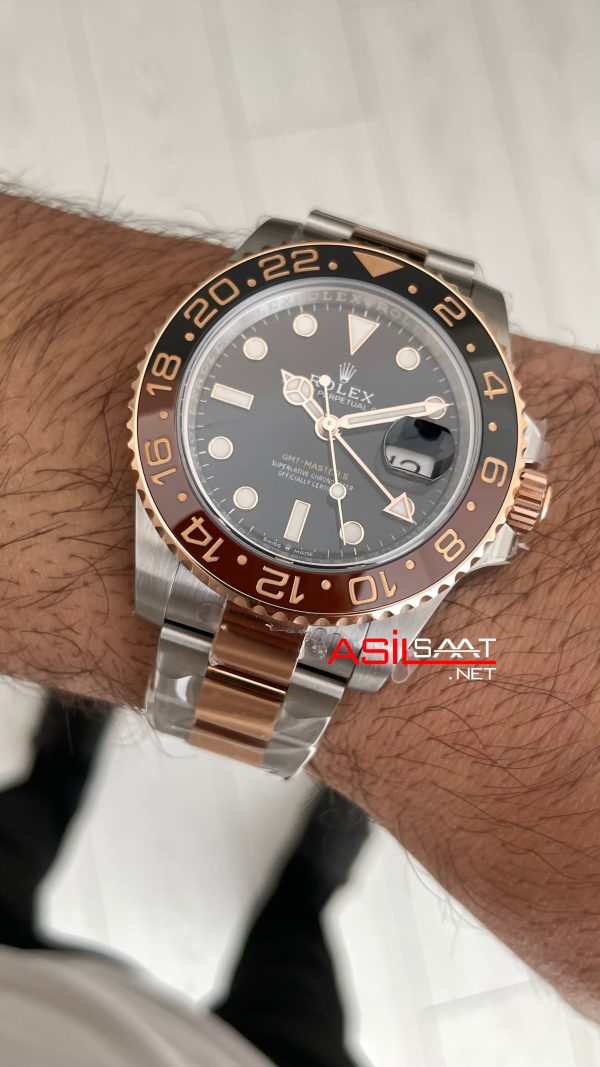 Rolex Root Beer Gmt Master II 126711CHNR Oyster DD3285 V3 Super Klon Swiss ETA Saat AR Factory Rolex Root Beer Gmt Master II 126711CHNR Oyster DD3285 V3 Super Klon Swiss ETA Saat AR Factory