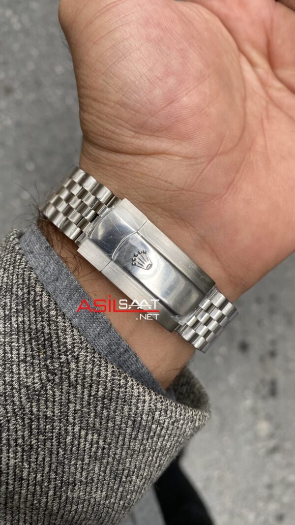 Rolex Sky Dweller Jubilee Beyaz Kadran 42 mm 326934 White Silver Replika Saat ROLSKY022