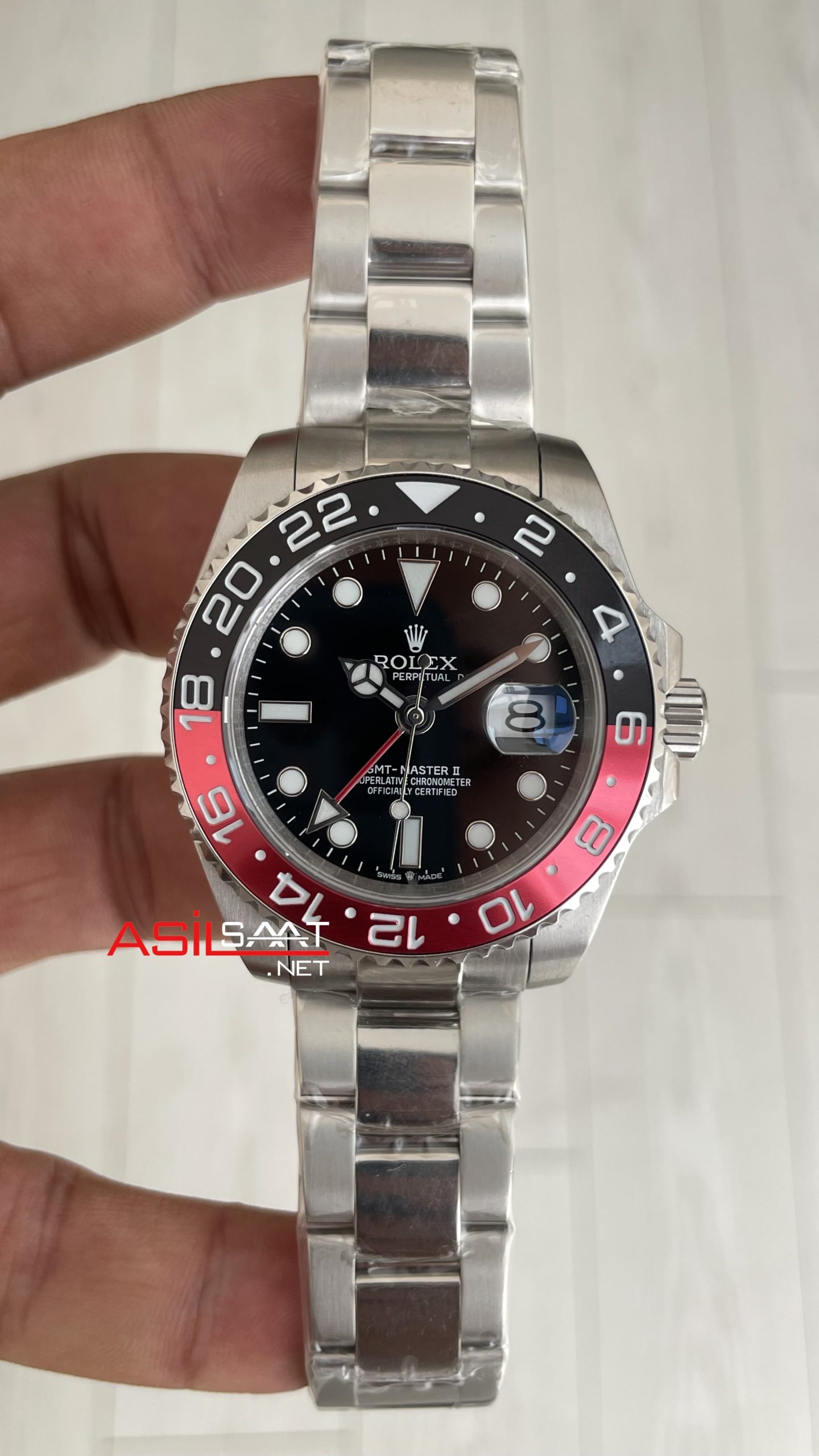 Rolex Coke Gmt Master II 16710 Oyster 40mm Replika Saat Rolex Coke Gmt Master II 16710 Oyster 40mm Replika Saat