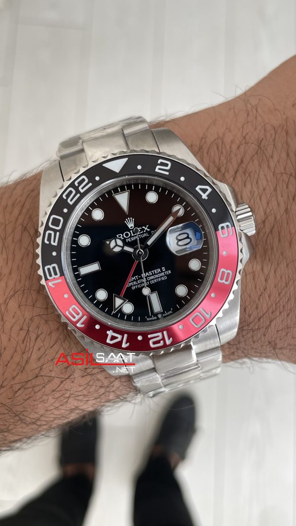 Rolex Coke Gmt Master II 16710 Oyster 40mm Replika Saat Rolex Coke Gmt Master II 16710 Oyster 40mm Replika Saat