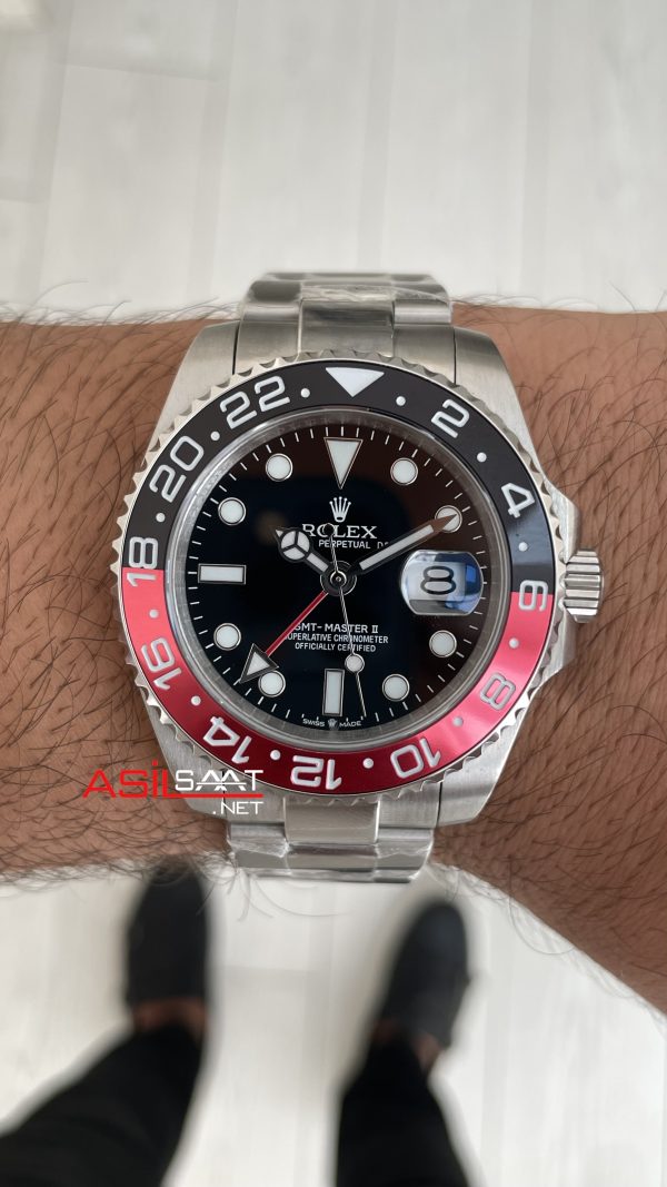 Rolex Coke Gmt Master II 16710 Oyster 40mm Replika Saat Rolex Coke Gmt Master II 16710 Oyster 40mm Replika Saat