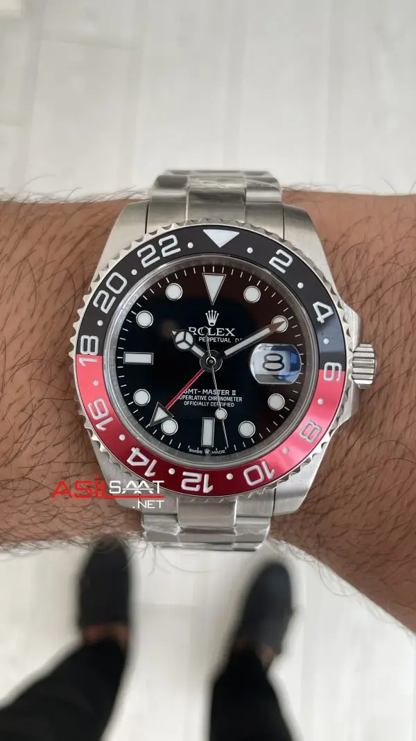 Rolex Coke Gmt Master II 16710 Oyster 40mm Replika Saat