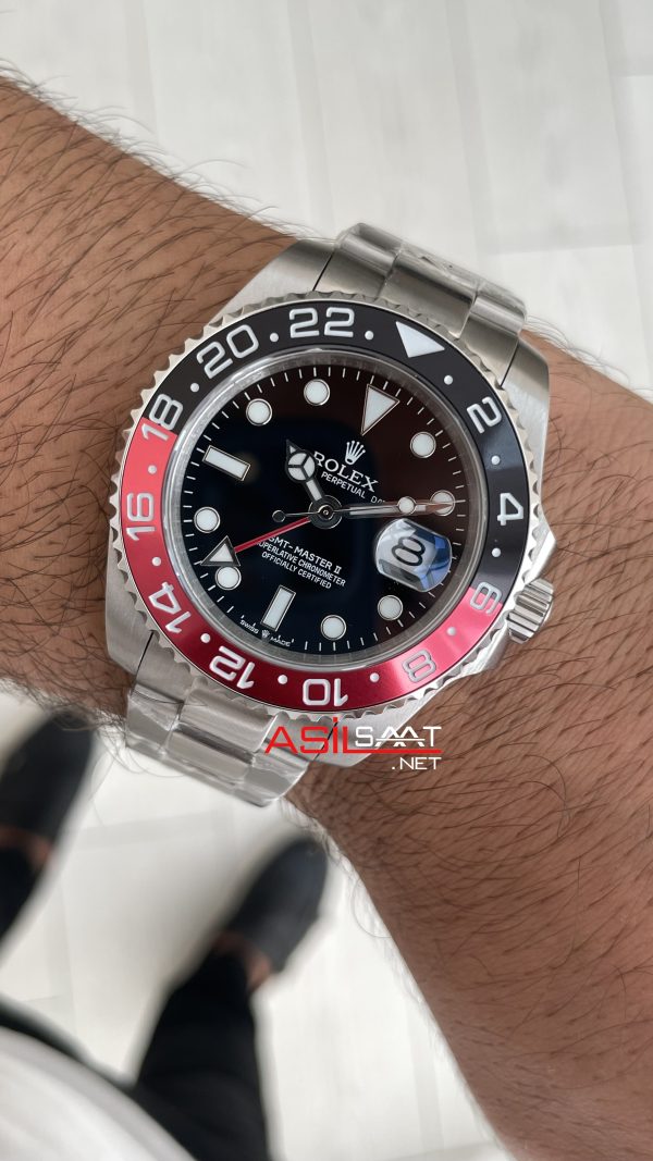 Rolex Coke Gmt Master II 16710 Oyster 40mm Replika Saat Rolex Coke Gmt Master II 16710 Oyster 40mm Replika Saat