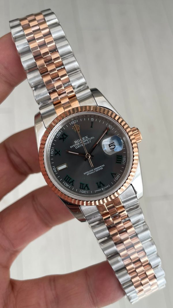 Rolex Datejust Wimbledon 126231 Lady Jubilee 36mm Two Tone Rose Kadın Saati