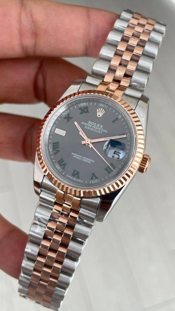 Rolex Datejust Wimbledon 126231 Lady Jubilee 36mm Two Tone Rose Kadın Saati