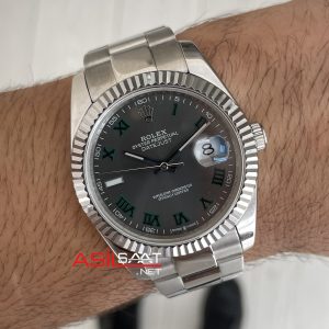 Rolex Datejust Wimbledon 126334 Oyster 41mm Replika Saat