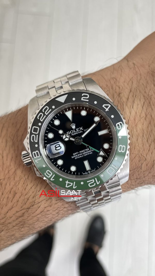 Rolex Sprite Gmt Master II 126720VTNR Jubilee 40mm Replika Saat
