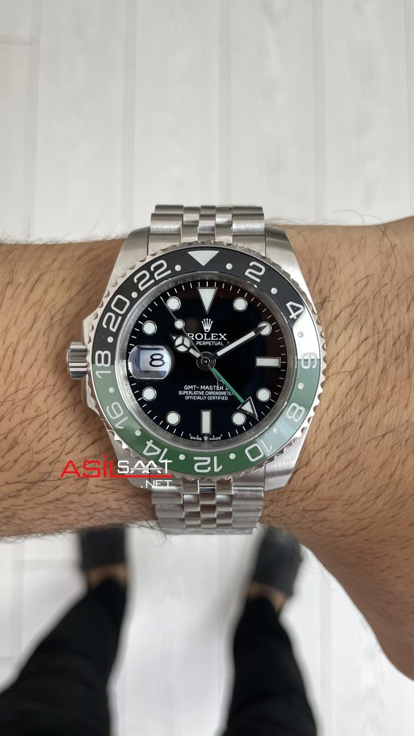 Rolex Sprite Gmt Master II 126720VTNR Jubilee 40mm Replika Saat