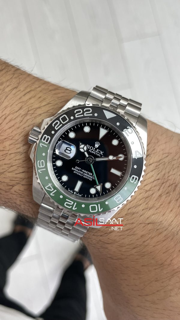 Rolex Sprite Gmt Master II 126720VTNR Jubilee 40mm Replika Saat