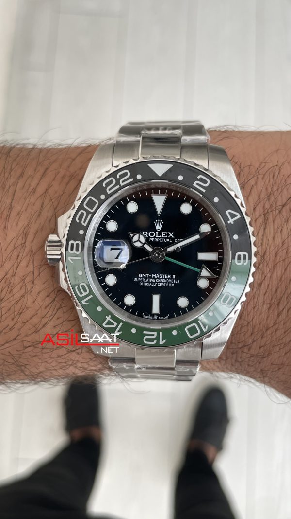 Rolex Sprite Gmt Master II 126720VTNR Oyster 40mm Replika Saat Rolex Sprite Gmt Master II 126720VTNR Oyster 40mm Replika Saat