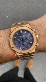 Audemars Piguet Royal Oak Chorongraph Mavi Kadran 26240OR Replika Saat