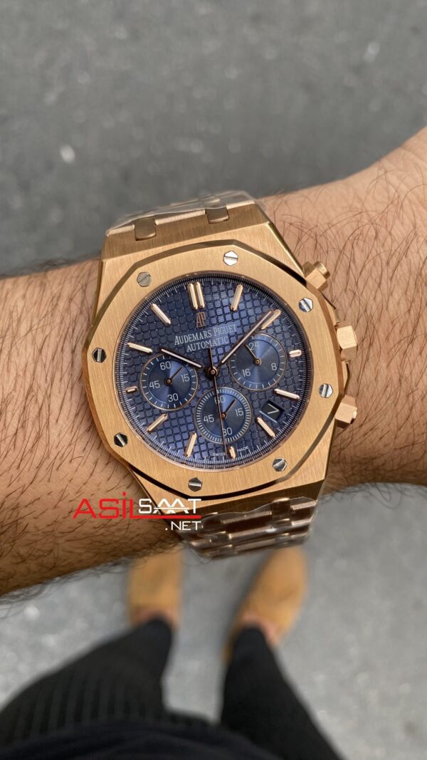Audemars Piguet Royal Oak Chorongraph Mavi Kadran 26240OR Replika Saat Audemars Piguet Royal Oak Chorongraph Mavi Kadran 26240OR Replika Saat