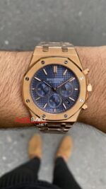 Audemars Piguet Royal Oak Chorongraph Mavi Kadran 26240OR Replika Saat