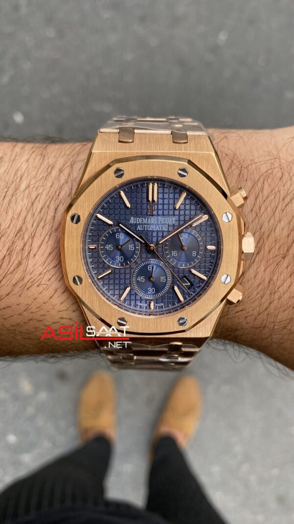Audemars Piguet Royal Oak Chorongraph Mavi Kadran 26240OR Replika Saat Audemars Piguet Royal Oak Chorongraph Mavi Kadran 26240OR Replika Saat