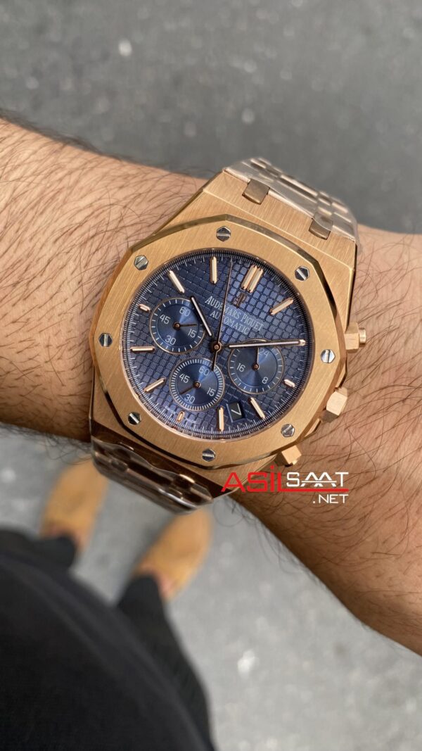 Audemars Piguet Royal Oak Chorongraph Mavi Kadran 26240OR Replika Saat Audemars Piguet Royal Oak Chorongraph Mavi Kadran 26240OR Replika Saat