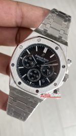 Audemars Piguet Royal Oak Chronograph 26240ST Siyah Kadran 41 mm Silver Replika Saat