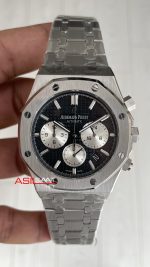 Audemars Piguet Royal Oak Chronograph 26331ST Siyah Kadran 41mm Silver Replika Saat