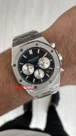 Audemars Piguet Royal Oak Chronograph 26331ST Siyah Kadran 41mm Silver Replika Saat