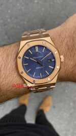 Audemars Piguet Royal Oak Mavi 15400OR Rose 41 mm Replika Saat