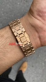 Audemars Piguet Royal Oak Mavi 15400OR Rose 41 mm Replika Saat