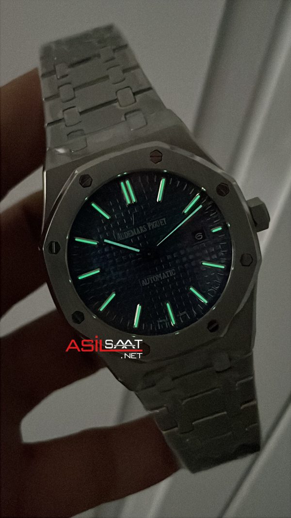 Audemars Piguet Royal Oak Mavi Kadran 15400ST Replika Saat