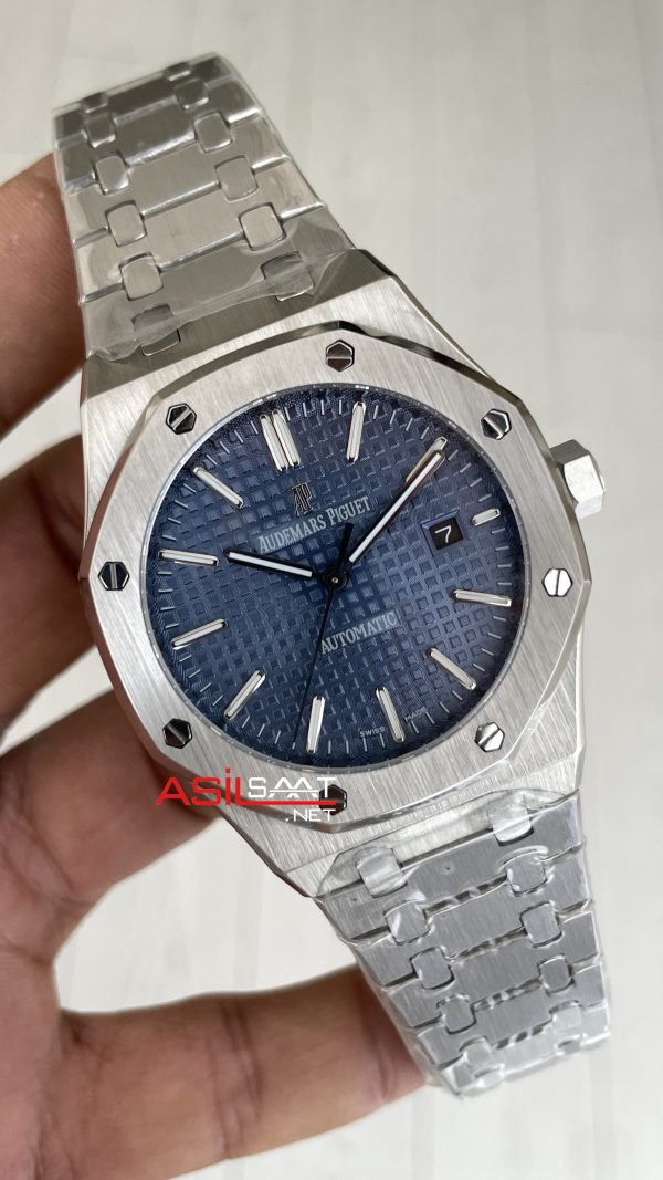 Audemars Piguet Royal Oak Mavi Kadran 15400ST Replika Saat