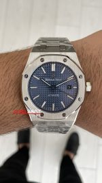 Audemars Piguet Royal Oak Mavi Kadran 15400ST Replika Saat