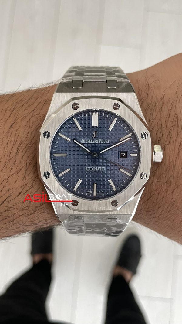 Audemars Piguet Royal Oak Mavi Kadran 15400ST Replika Saat