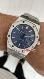 Audemars Piguet Royal Oak Mavi Kadran 15400ST Replika Saat