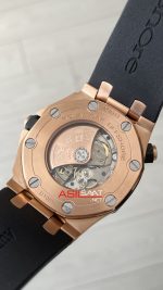 Audemars Piguet Royal Oak Offshore Diver Cup 15709TR Siyah Kadran 42mm Rose Replika Saat