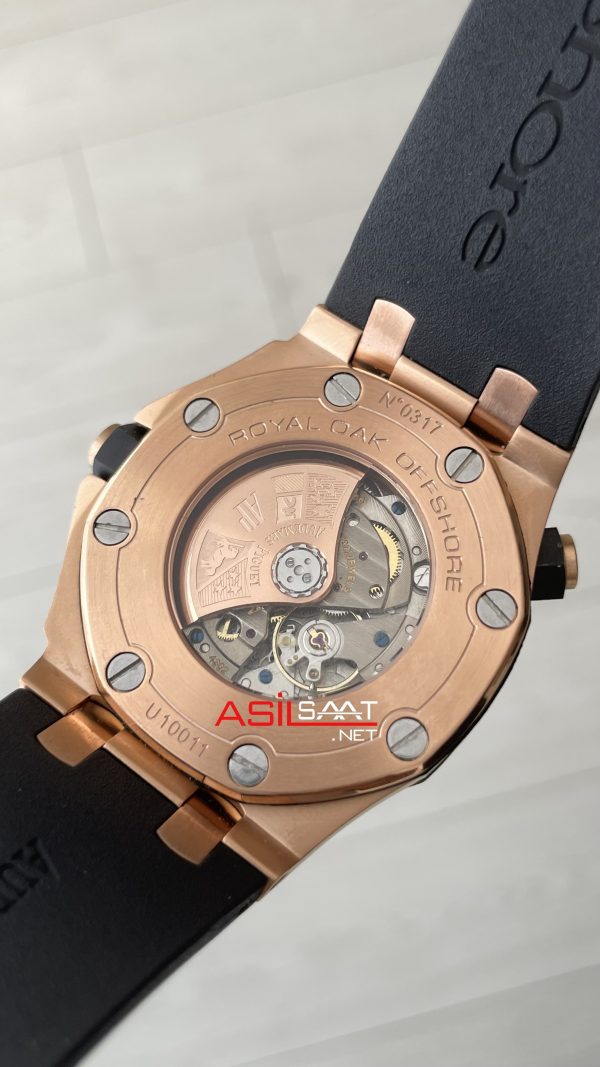 Audemars Piguet Royal Oak Offshore Diver Cup 15709TR Siyah Kadran 42mm Rose Replika Saat