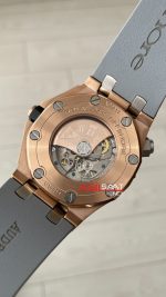 Audemars Piguet Royal Oak Offshore Diver Japan Limited Edition Gri Kadran 15711OI Rose 42mm Replika Saat