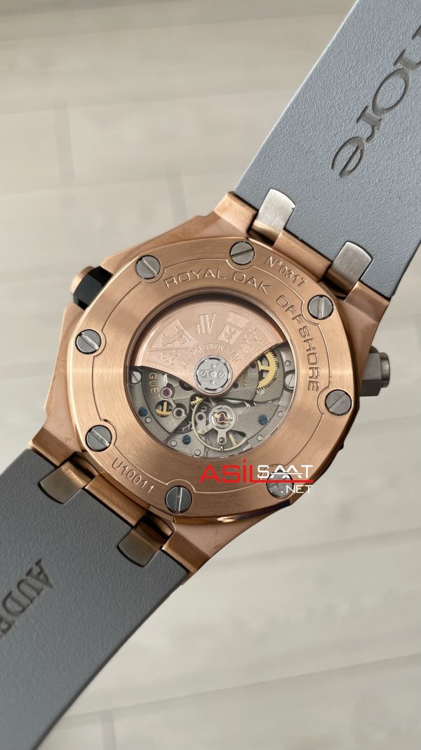 Audemars Piguet Royal Oak Offshore Diver Japan Limited Edition Gri Kadran 15711OI Rose 42mm Replika Saat