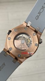 Audemars Piguet Royal Oak Offshore Diver Japan Limited Edition Gri Kadran 15711OI Rose 42mm Replika Saat