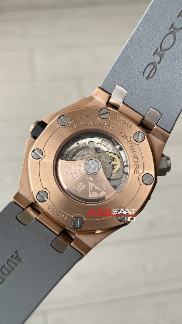 Audemars Piguet Royal Oak Offshore Diver Japan Limited Edition Gri Kadran 15711OI Rose 42mm Replika Saat