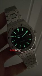 Audemars Piguet Royal Oak Siyah Kadran 15400ST Replika Saat