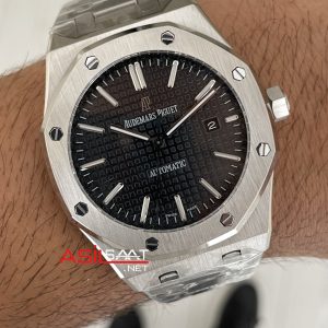 Audemars Piguet Royal Oak Siyah Kadran 15400ST Replika Saat