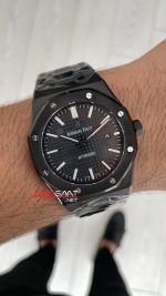Audemars Piguet Royal Oak Siyah Kadran 15400ST Venom PVD Black Replika Saat