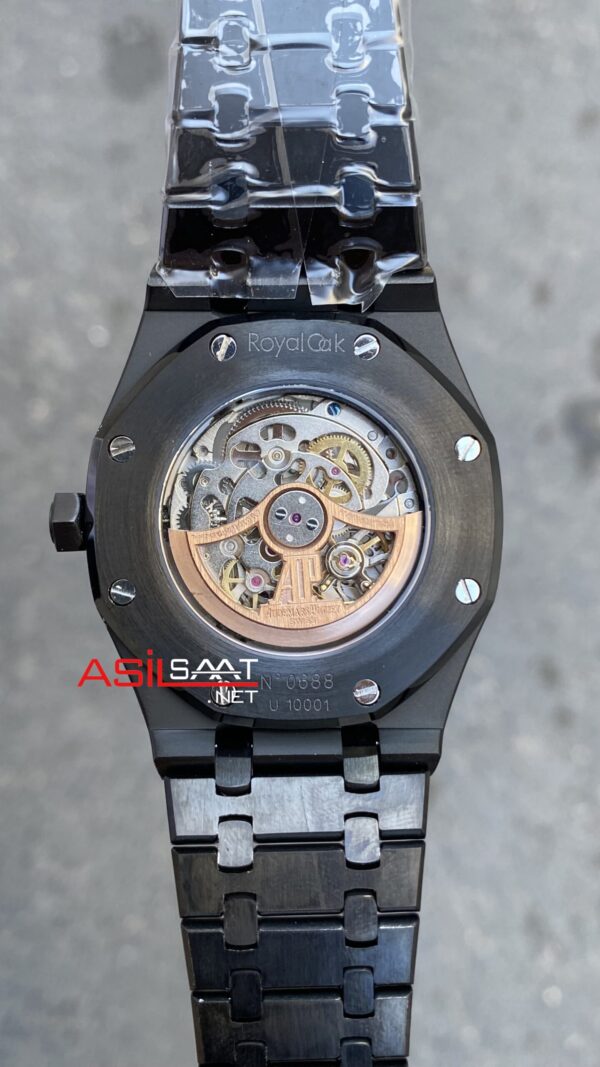 Audemars Piguet Royal Oak Skeleton 15416CE Black PVD Replika Saat