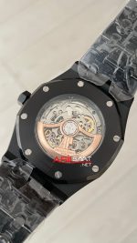 Audemars Piguet Royal Oak Skeleton 15416CE Double Balance iskelet Black Pvd Replika Saat