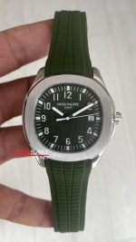 Patek Philippe Aquanaut Yeşil Kadran 5168G Silver 40 mm Replika Saat