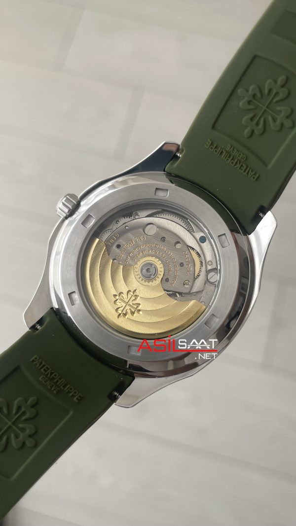 Patek Philippe Aquanaut Yeşil Kadran 5168G Silver 40 mm Replika Saat Patek Philippe Aquanaut Yeşil Kadran 5168G Silver 40 mm Replika Saat