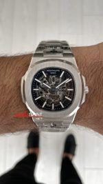 Patek Philippe Nautilus İskelet 5711 Silver 40 mm Skeleton Replika Saat